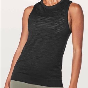 Lululemon Breeze By Muscle Tank II Black Size 4